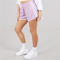 adidas Originals Womens Adicolour 3-Stripes Sprinter Shorts Light Orchid