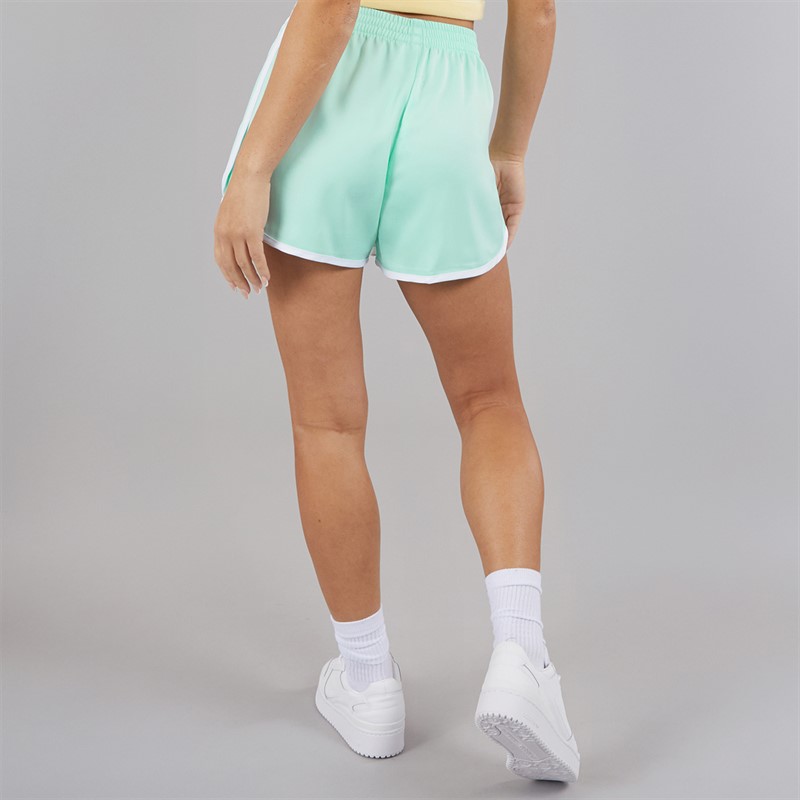 adidas Originals Womens Adicolour 3-Stripes Sprinter Shorts Semi Flash Aqua