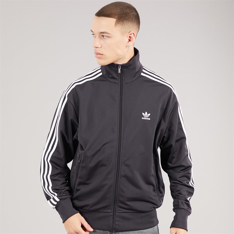 adidas Originals Mens Adicolour Classics Firebird Track Top Aurora Black