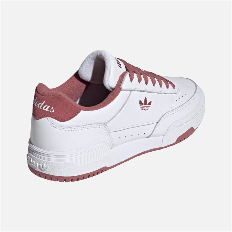 adidas Originals Womens Court Super Trainers Cloud White/Preloved Crimson