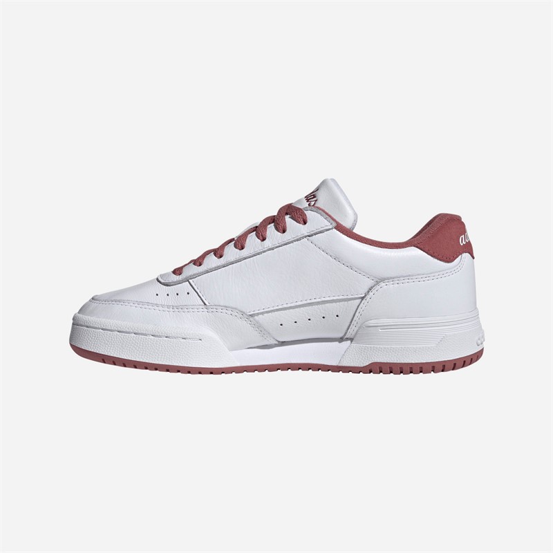 adidas Originals Womens Court Super Trainers Cloud White/Preloved Crimson