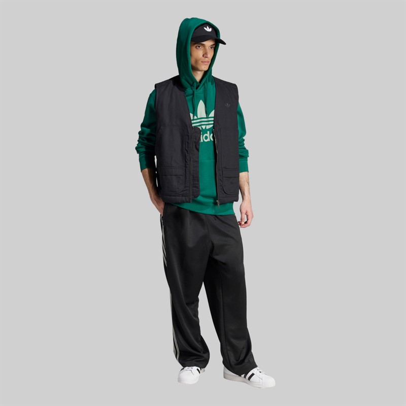 adidas Originals Mens Adicolour Classics Trefoil Hoodie Collegiate Green