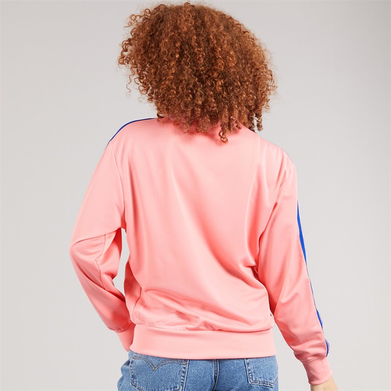 adidas Originals Womens Adicolour Classic Firebird Loose Track Jacket Semi Pink Spark/Blue
