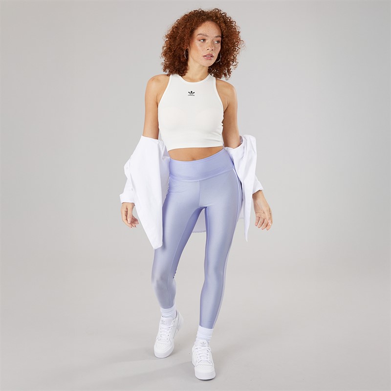 adidas Originals Womens 3-Stripes Leggings Violet Tone