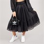 adidas Originals Womens Waistband Tulle Maxi Skirt Black
