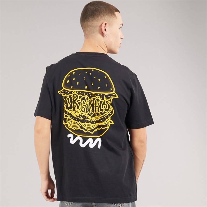 adidas Originals Mens Back Graphic T-Shirt Black