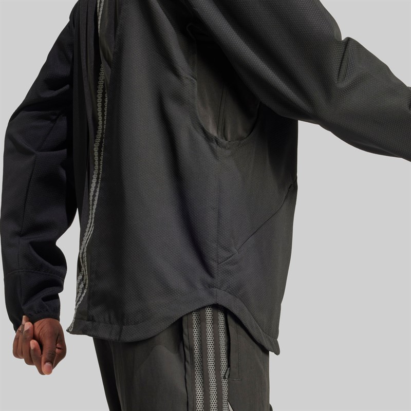 adidas Originals Herren Mode Archiv Ausschnitt Jacke Schwarz