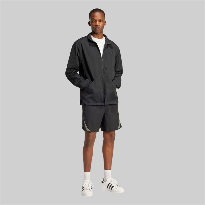 adidas Originals Herren Mode Archiv Ausschnitt Jacke Schwarz