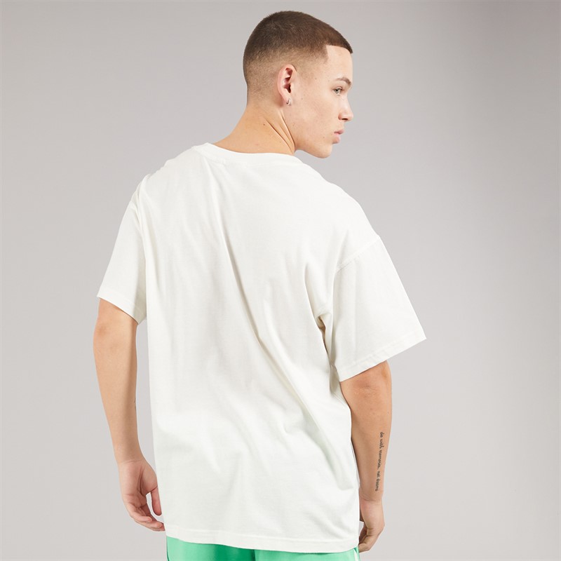 adidas Originals Herren GFX Trefoil Logo T Shirt Off White