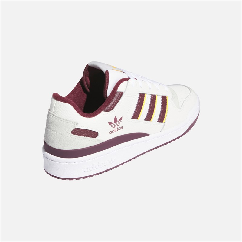 adidas Originals Herren Forum Low Sneaker Core White/Team Maroon 2/Cloud White