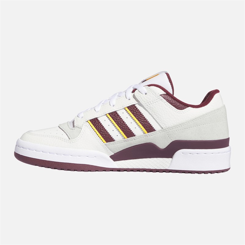 adidas Originals Herren Forum Low Sneaker Core White/Team Maroon 2/Cloud White