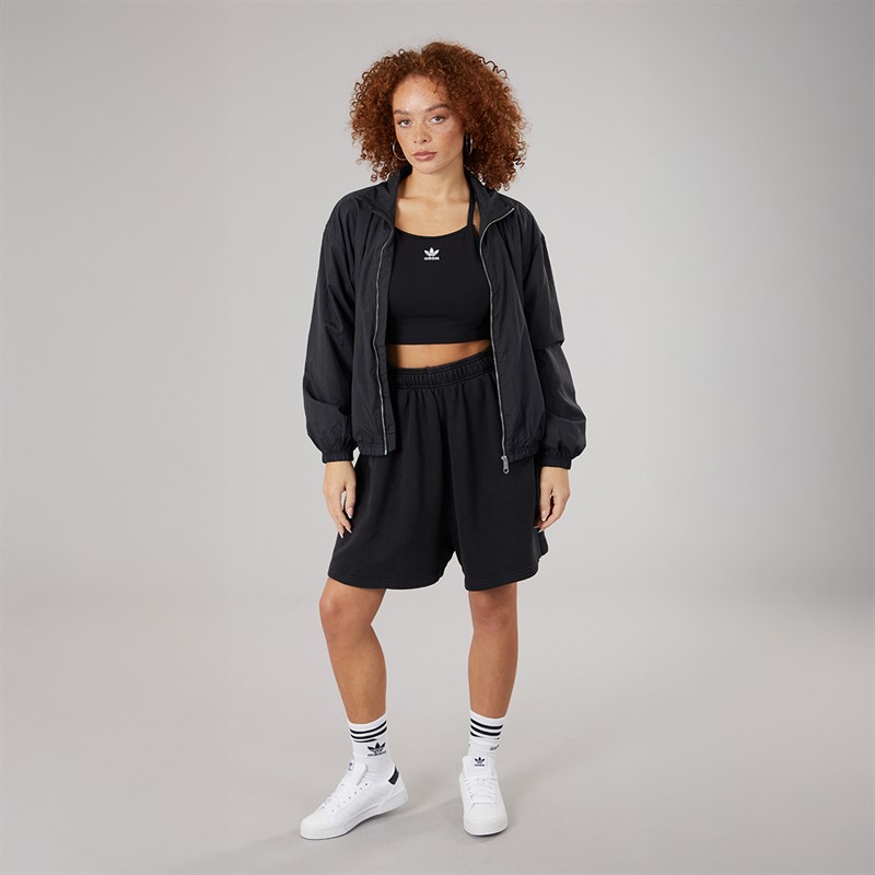 adidas Originals Kurtka wiatrówka nylonowa dla niej kolor Czarny