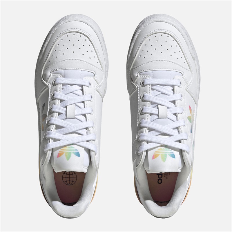 adidas Originals Junior Mädchen Forum Bold Sneaker Cloud White/Core Black/Pulse Mint