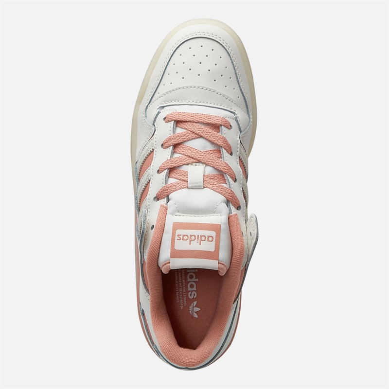 adidas Originals Damevide bukser i hør Cloud White/Wonder Clay/Magic Earth