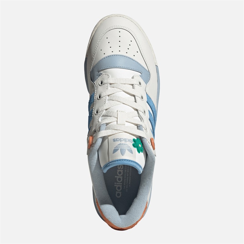 adidas Originals Herren Rivalry Low Turnschuhe Core White/Light Blue/Off White