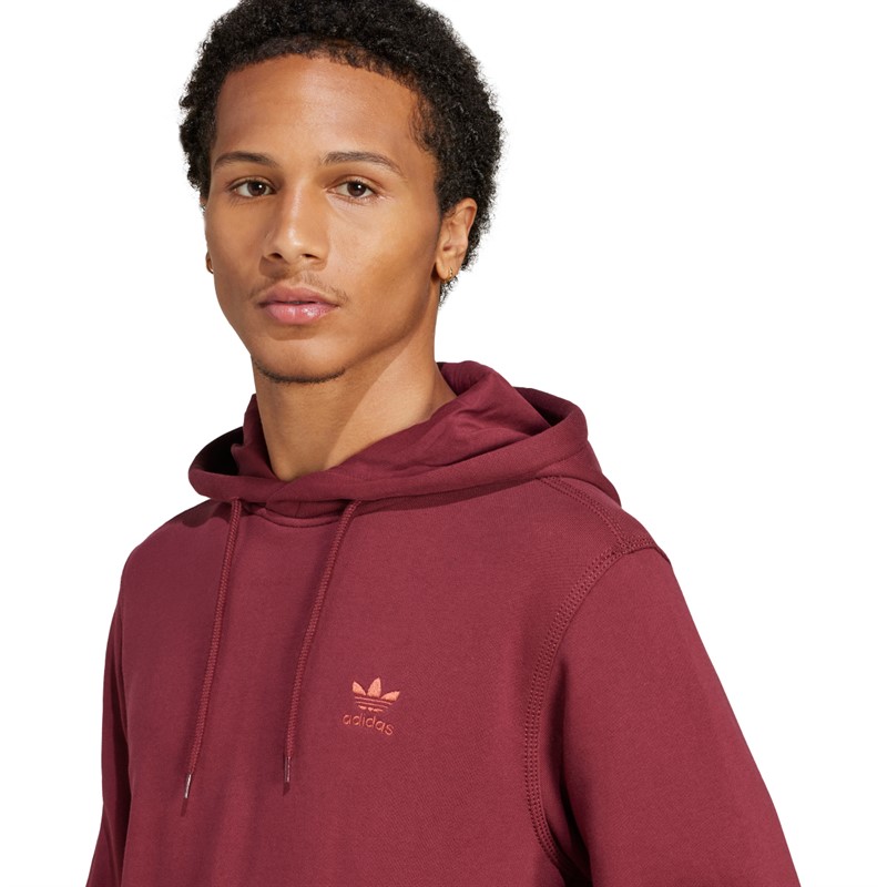 adidas Originals Essentials French Terry Hoodie dla niego kolor Shadow Red