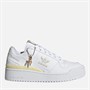 adidas Originals Damen X Disney Forum Bold Sneaker Cloud White/Silver Metallic/Core Black