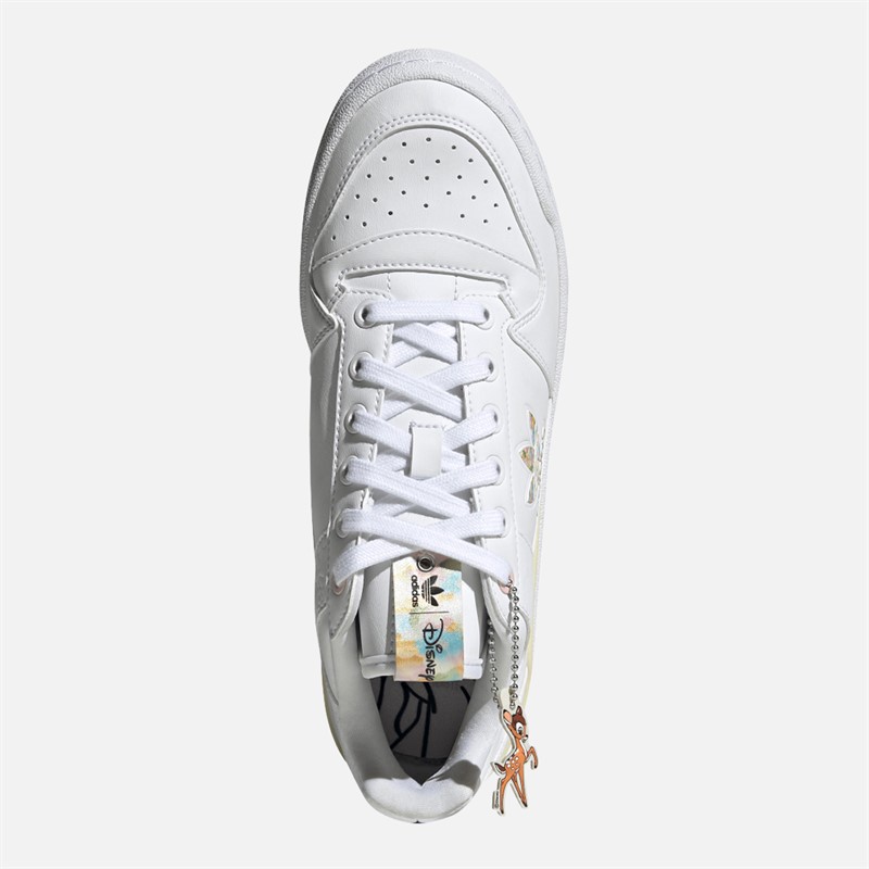 adidas Originals Damen X Disney Forum Bold Sneaker Cloud White/Silver Metallic/Core Black