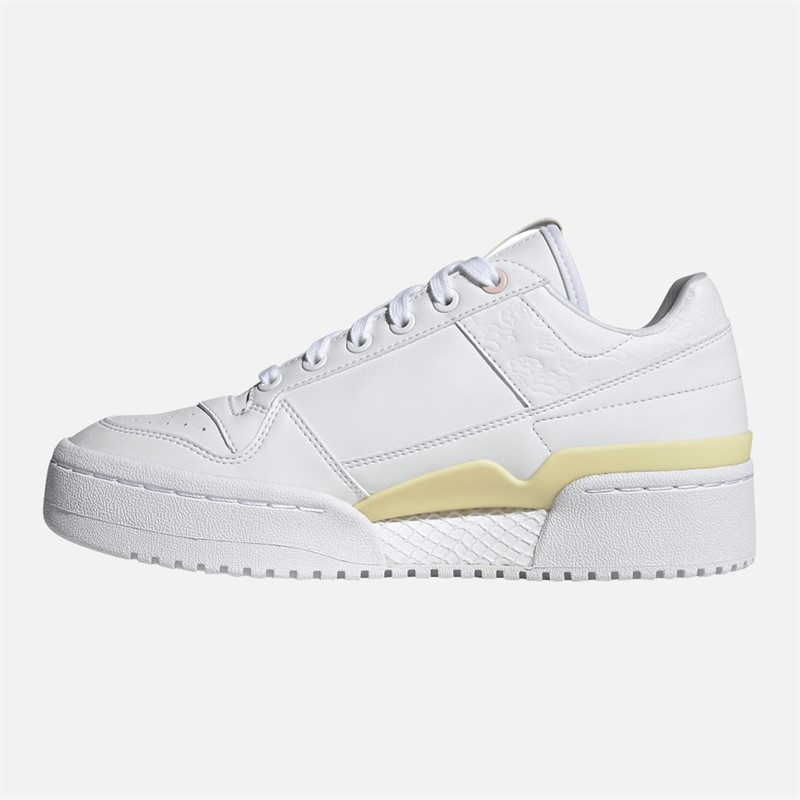 adidas Originals Damen X Disney Forum Bold Sneaker Cloud White/Silver Metallic/Core Black