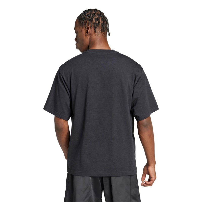 adidas Originals Herren Champions Grafik T Shirt Schwarz