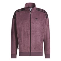 adidas Originals Pluszowa kurtka dresowa dla niego kolor Shadow Maroon