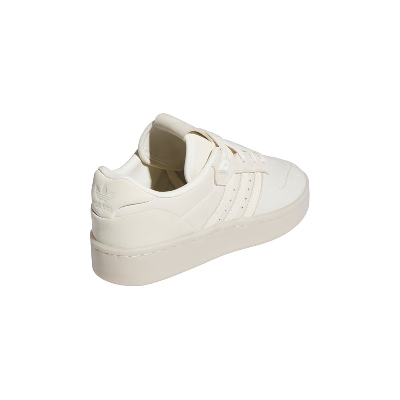 adidas Originals Damen Rivalry Low Lux Sneaker Cream White/Cream White/Alumina