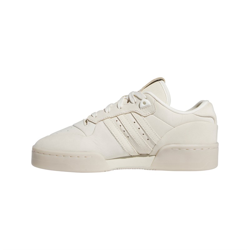 adidas Originals Damen Rivalry Low Lux Sneaker Cream White/Cream White/Alumina