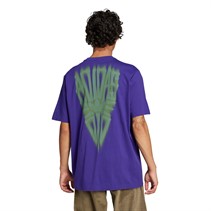 adidas Originals Herren Skelett Rücken Grafik T Shirt Collegiate Purple