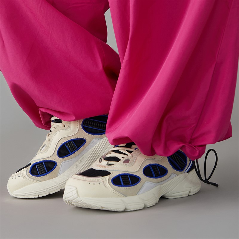 adidas Originals Womens Adicolour Teamgeist Oversized Woven Track Pants Semi Lucid Fuchsia/Black
