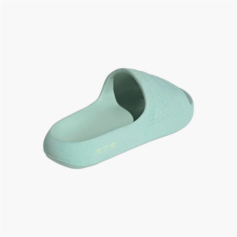 adidas Originals Womens Adilette Ayoon Slides Ash Green/Ash Green/Cream White