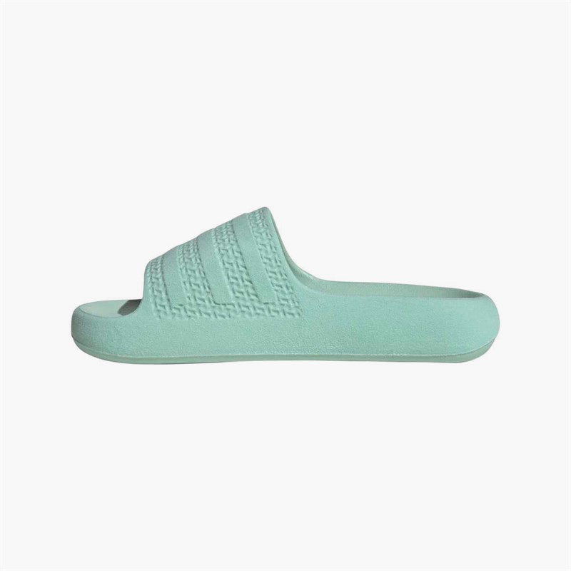 adidas Originals Womens Adilette Ayoon Slides Ash Green/Ash Green/Cream White