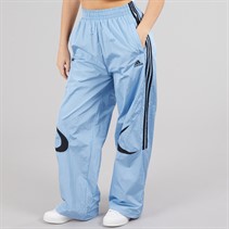 adidas Originals Womens Adicolour Teamgeist Oversized Woven Track Pants Ash Blue