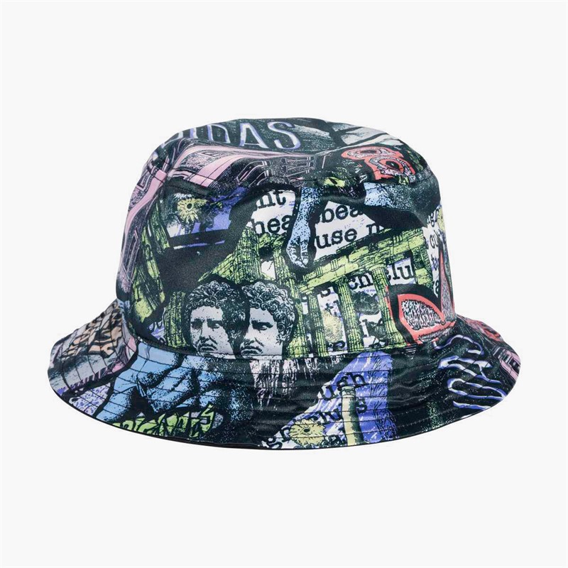 adidas Originals Mens adidas X Jeremy Scott All Over Print Bucket Hat Multicolor