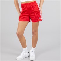 adidas Originals Womens Adicolor Firebird Shorts Better Scarlet/White