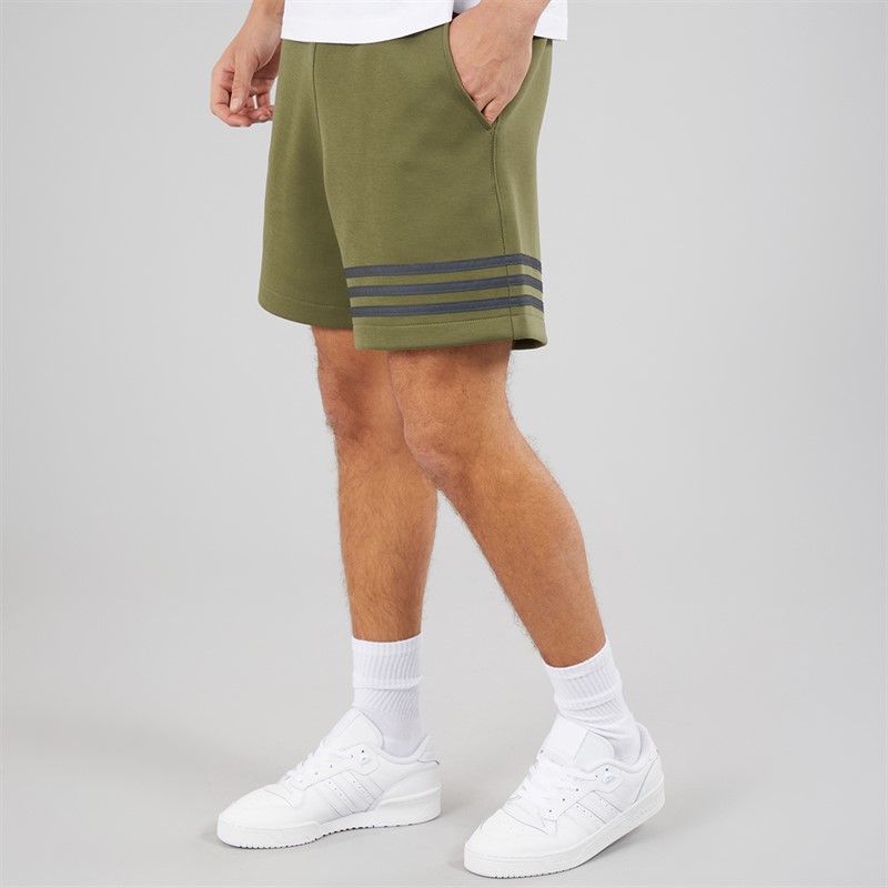 adidas Originals Mens Adicolor Neuclassics Shorts Focus Olive
