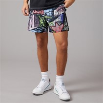 adidas Originals Mens X Jeremy Scott All Over Print Shorts Multicolor