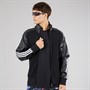 adidas Originals Mens adidas X Jeremy Scott Faux Leather Mesh Track Top Black