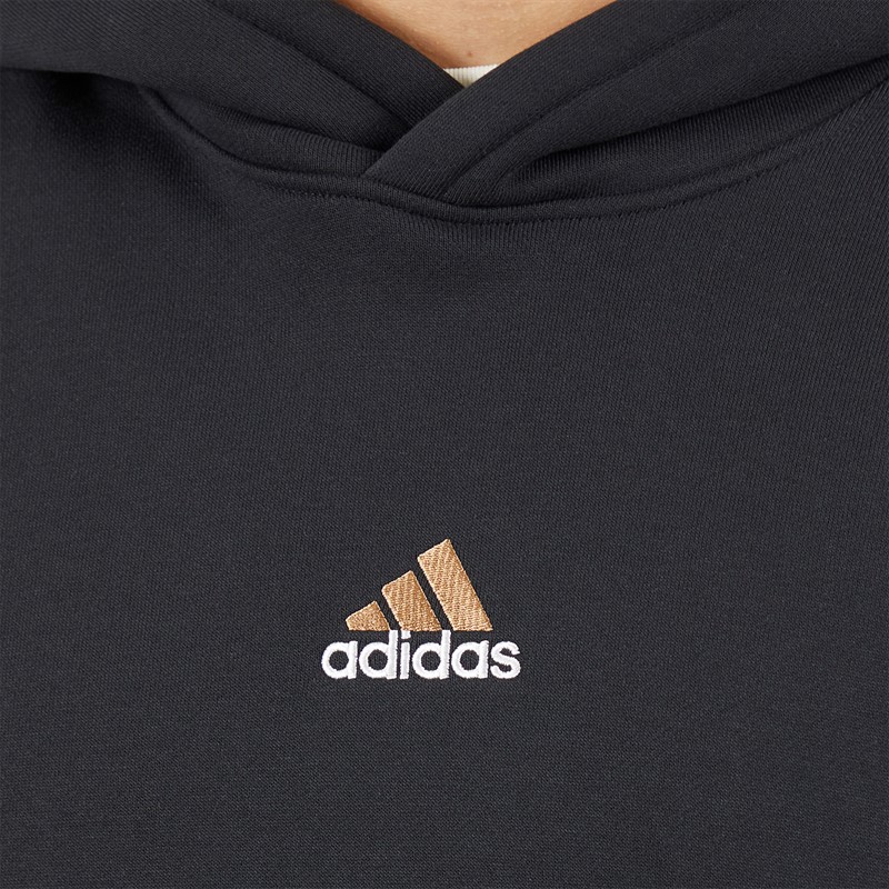 adidas Originals Mens Archive Cutline Hoodie Black/Cardboard