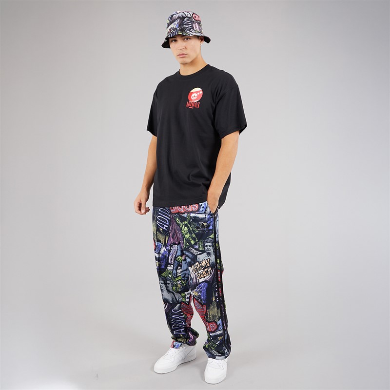 adidas Originals Mens X Jeremy Scott All Over Print Track Pants Multicolor