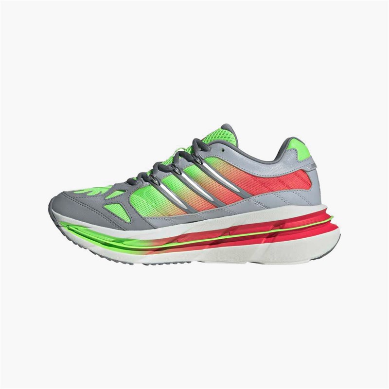 adidas Originals Mens Adistar HRMY Trainers Lime Burst/Grey/Semi Lucid Red