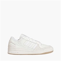 adidas Originals Mens Forum Low CL Trainers Core White/Cloud White/Grey One
