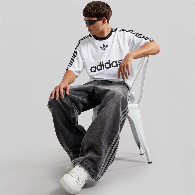 adidas Originals Mens Adilenium Season 4 Teamgeist Denim Trousers Black