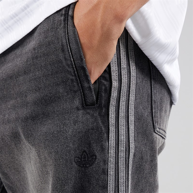 adidas Originals Mens Adilenium Season 4 Teamgeist Denim Trousers Black