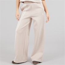 adidas Originals Womens Off Placed 3-Stripes Wide Leg Joggers Wonder Taupe