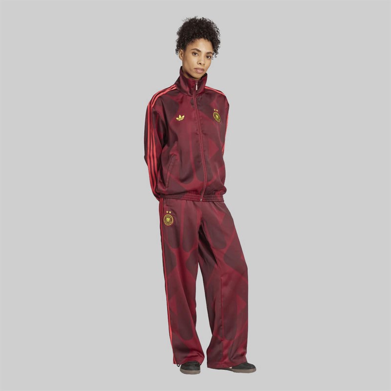 adidas Originals Womens DFB Germany Track Pants Tech Copper Blue/Team Maroon