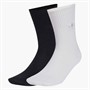 adidas Originals Mens Everday Icons Two Pack Crew Socks White/Black