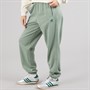 adidas Originals Womens Essentials Trefoil Frech Terry Joggers Silver Green