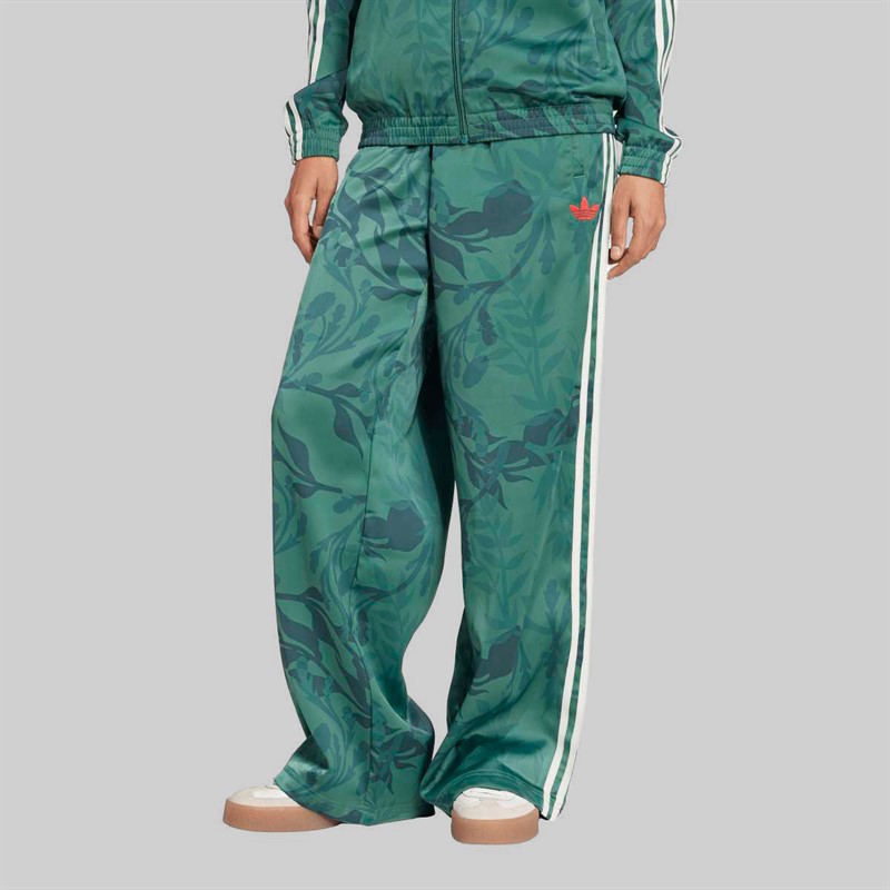 adidas Originals Womens FIGC Italy Track Pants Tech Forest