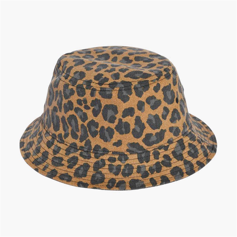 adidas Originals Mens Leopard Print Bucket Hat Bronze Strata/Black
