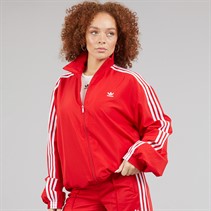 adidas Originals Womens Firebird Oversized Track Top Better Scarlet